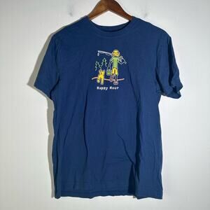 Life Is Good Blue Short Sleeve Tee